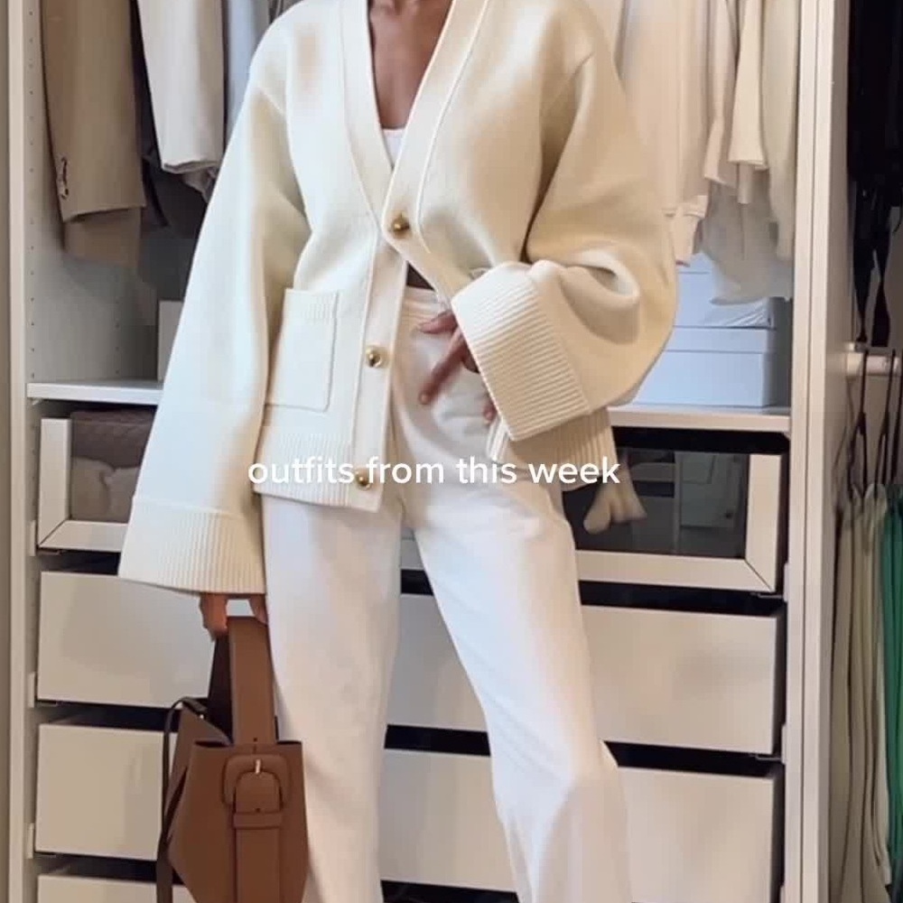 H&M Cream Cardigan
